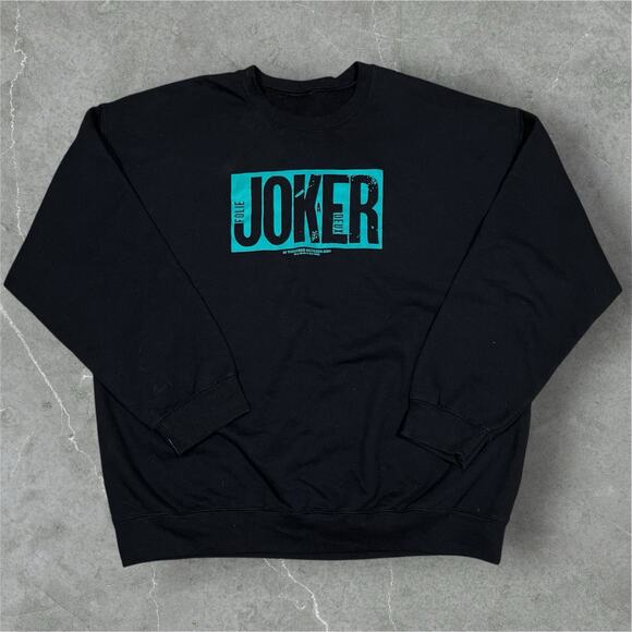 Joker Folie à Deux Sweatshirt Men’s Black Promo Warner Bros Batman - Picture 1 of 6